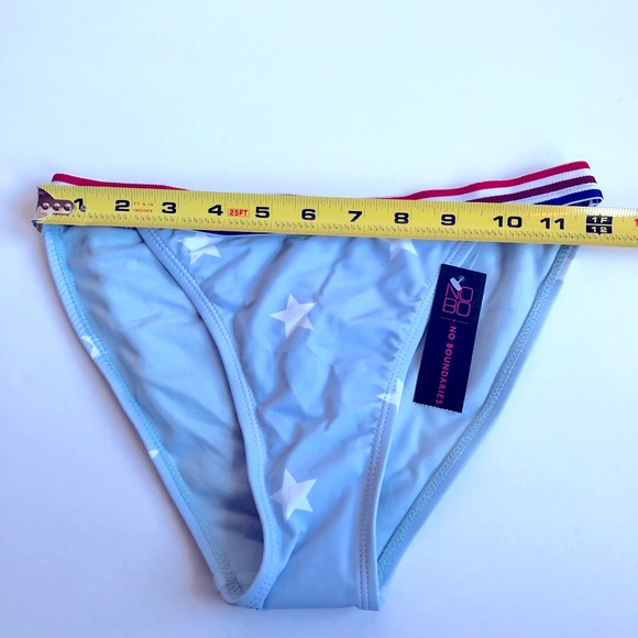 NEW NOBO Swim Bikini Bottom Stars Small Blue Women’s - Picture 5 of 11